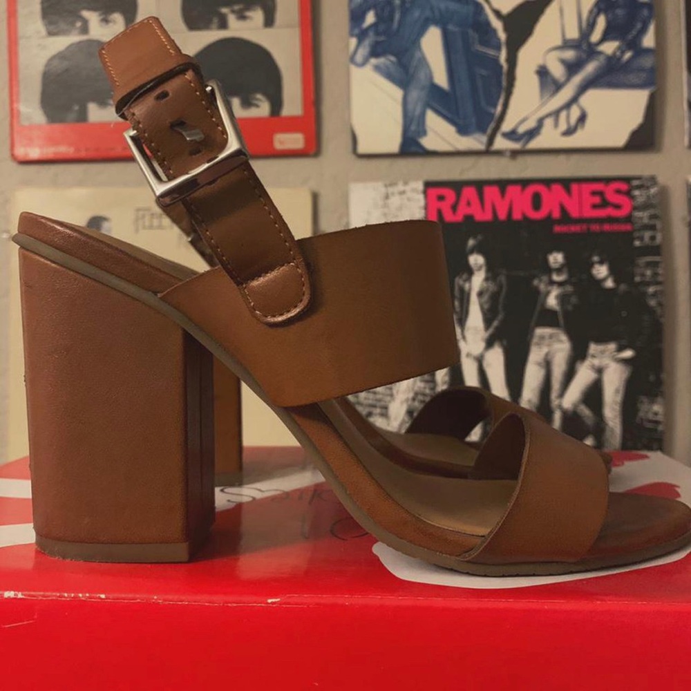 Brown heels